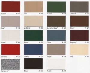 Barn Builders Barndominium Color Chart – Country Wide Barns